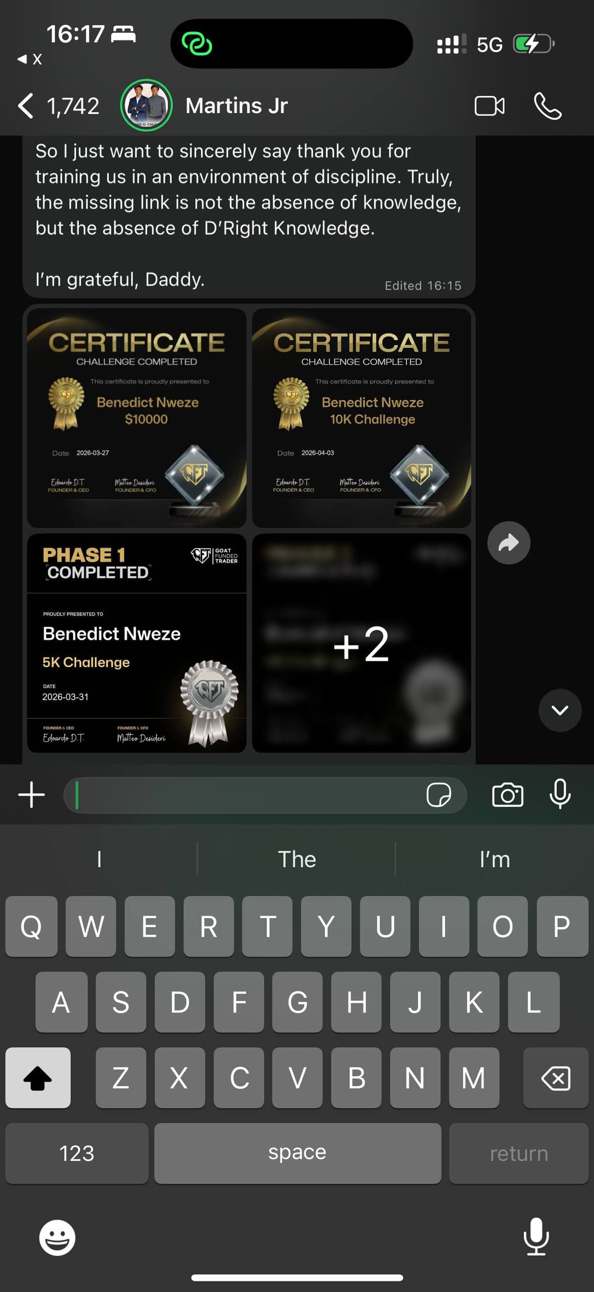 Payout Proof